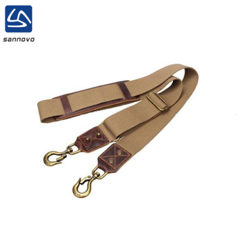 2018 wholesale padded heavy duty canvas bag shoulder strap with huge metal hooks